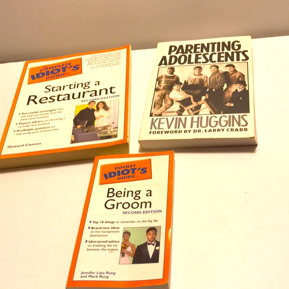 Complete idiots guide & parenting book bundle